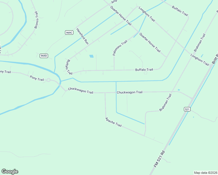 map of restaurants, bars, coffee shops, grocery stores, and more near 814 Chuckwagon Trail in Angleton