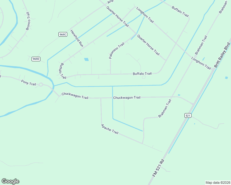 map of restaurants, bars, coffee shops, grocery stores, and more near 726 Chuckwagon Trail in Angleton