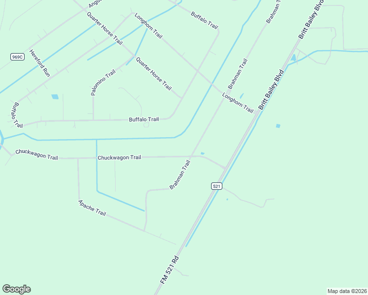 map of restaurants, bars, coffee shops, grocery stores, and more near 426 Chuckwagon Trail in Angleton
