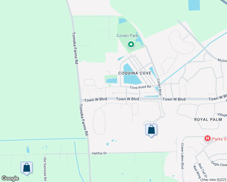 map of restaurants, bars, coffee shops, grocery stores, and more near 2005 Yellowfin Drive in Port Orange