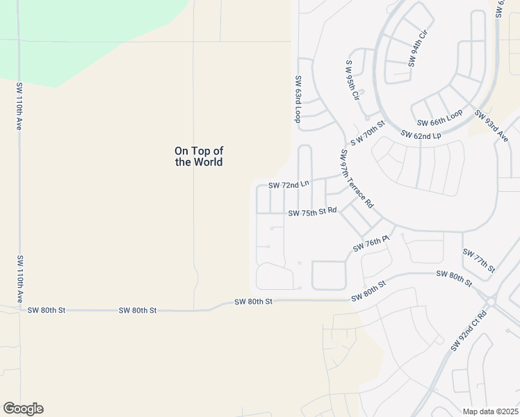map of restaurants, bars, coffee shops, grocery stores, and more near 7437 Southwest 101st Court in Ocala