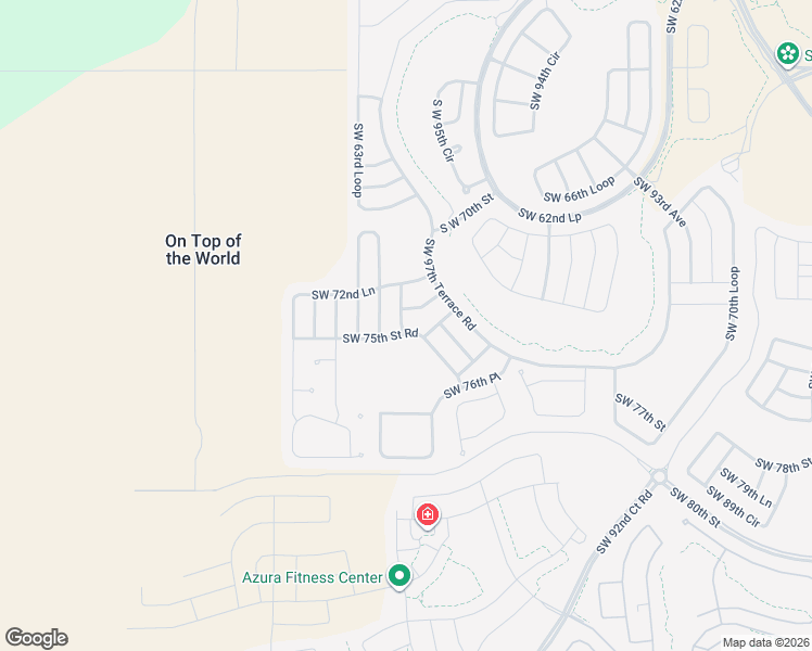 map of restaurants, bars, coffee shops, grocery stores, and more near 9826 Southwest 75th Street Road in Ocala