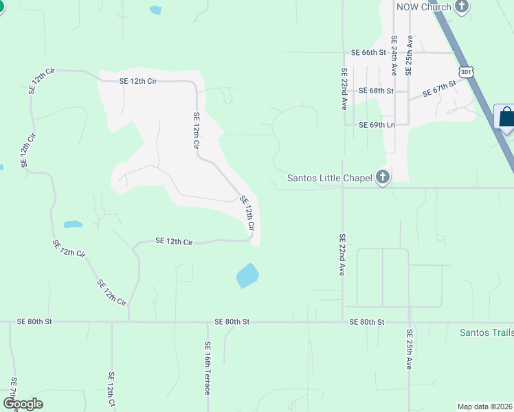map of restaurants, bars, coffee shops, grocery stores, and more near 7073 Southeast 12th Circle in Ocala
