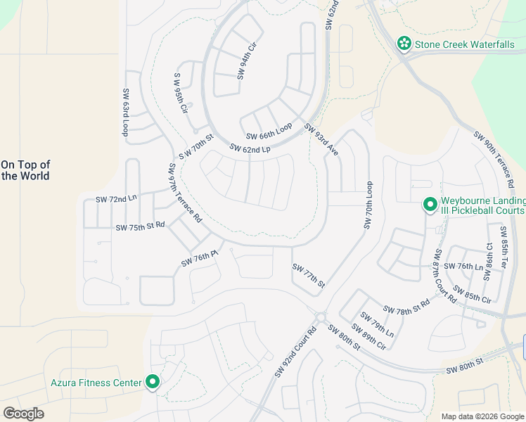 map of restaurants, bars, coffee shops, grocery stores, and more near 9479 Southwest 71st Loop in Ocala