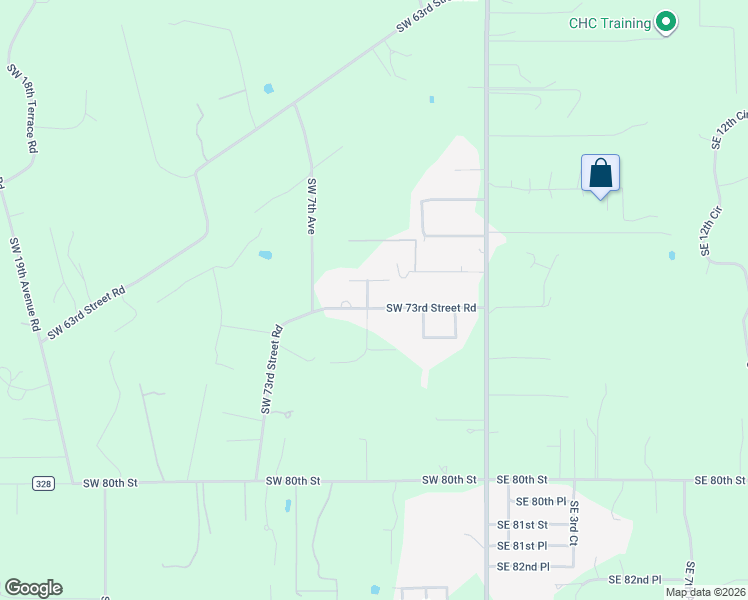 map of restaurants, bars, coffee shops, grocery stores, and more near 7360 Southwest 5th Avenue in Ocala