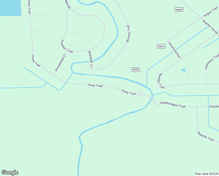 map of restaurants, bars, coffee shops, grocery stores, and more near 652 Pony Trail in Angleton