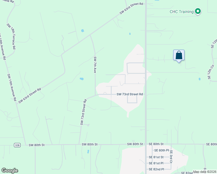 map of restaurants, bars, coffee shops, grocery stores, and more near 7360 Southwest 5th Avenue in Ocala