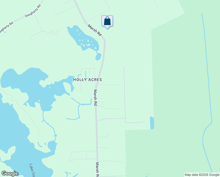 map of restaurants, bars, coffee shops, grocery stores, and more near 4173 Marsh Road in DeLand