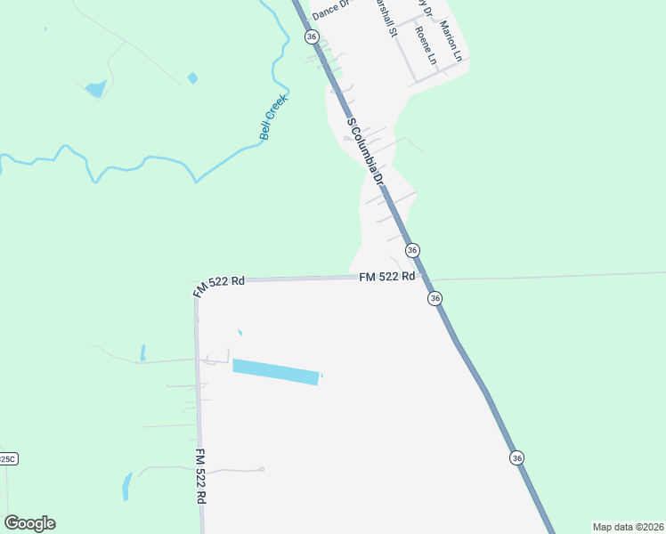 map of restaurants, bars, coffee shops, grocery stores, and more near 346 FM 522 Road in West Columbia