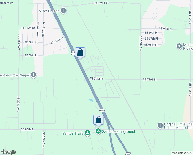 map of restaurants, bars, coffee shops, grocery stores, and more near 900 B St-Private Road in Ocala