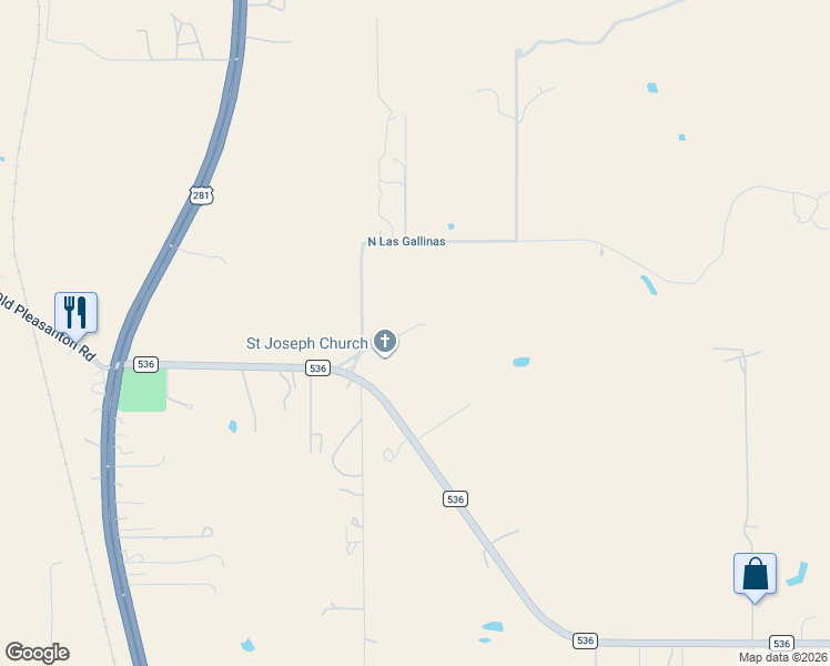 map of restaurants, bars, coffee shops, grocery stores, and more near 74 North Las Gallinas in Pleasanton