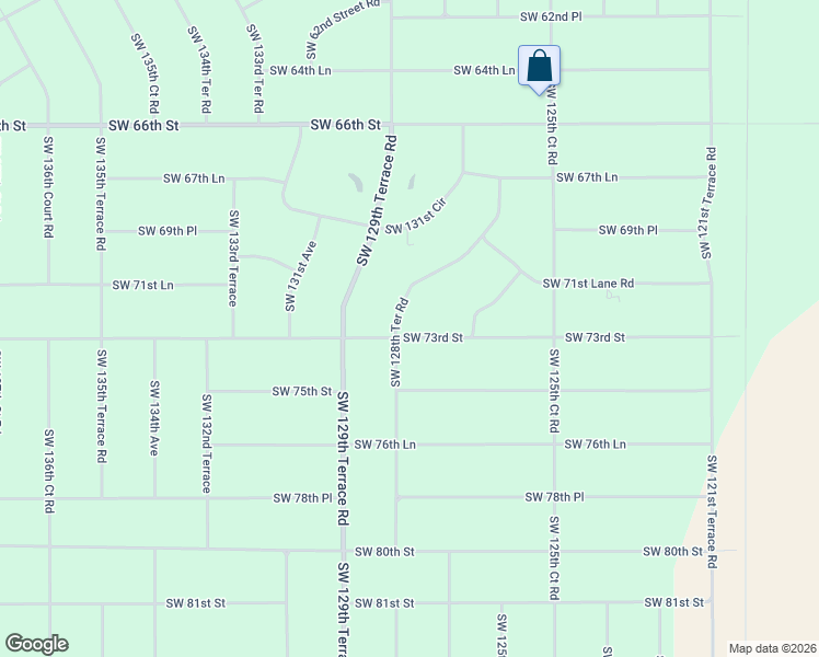 map of restaurants, bars, coffee shops, grocery stores, and more near 7101-7299 Southwest 128th Ter Road in Ocala