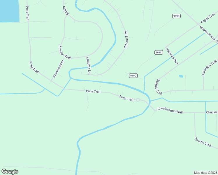 map of restaurants, bars, coffee shops, grocery stores, and more near 645 Pony Trail in Angleton