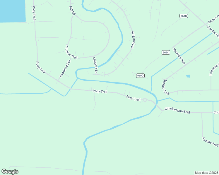 map of restaurants, bars, coffee shops, grocery stores, and more near 645 Pony Trail in Angleton