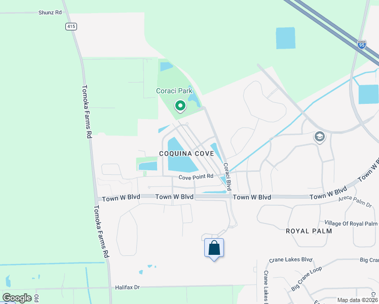 map of restaurants, bars, coffee shops, grocery stores, and more near 5340 Cordgrass Bend Lane in Port Orange