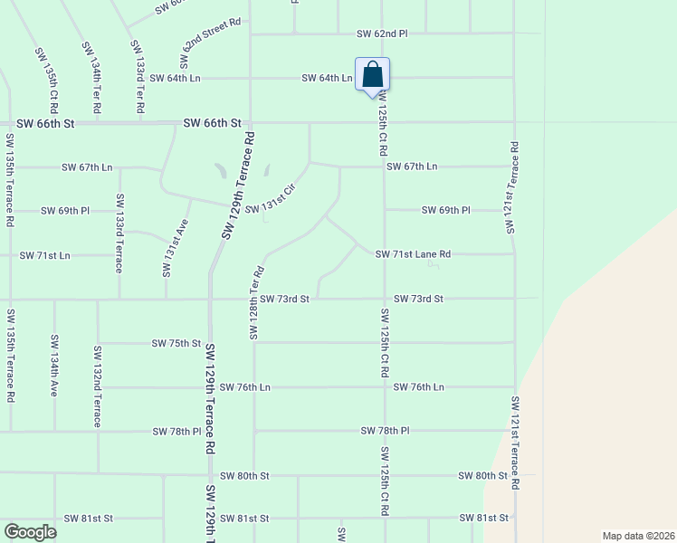map of restaurants, bars, coffee shops, grocery stores, and more near 7275 Southwest 125th Terrace Road in Ocala