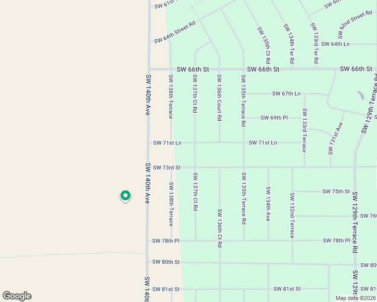 map of restaurants, bars, coffee shops, grocery stores, and more near 13850 Southwest 71st Lane in Ocala