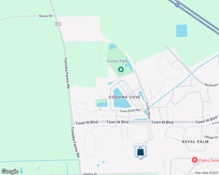 map of restaurants, bars, coffee shops, grocery stores, and more near 5397 Cordgrass Bend Lane in Port Orange