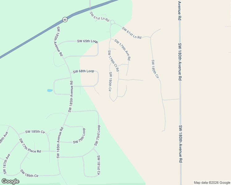map of restaurants, bars, coffee shops, grocery stores, and more near Southwest 70th Street in Dunnellon