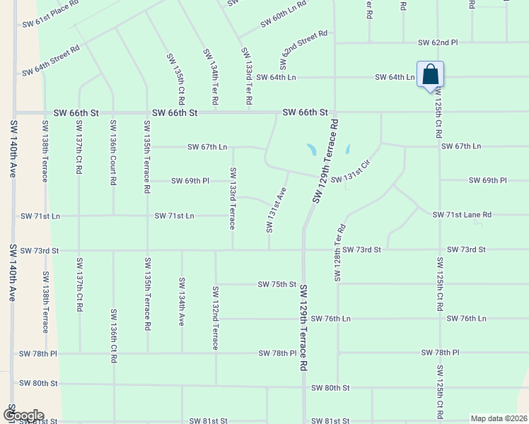 map of restaurants, bars, coffee shops, grocery stores, and more near 13117-13199 SW 70th Ln in Ocala
