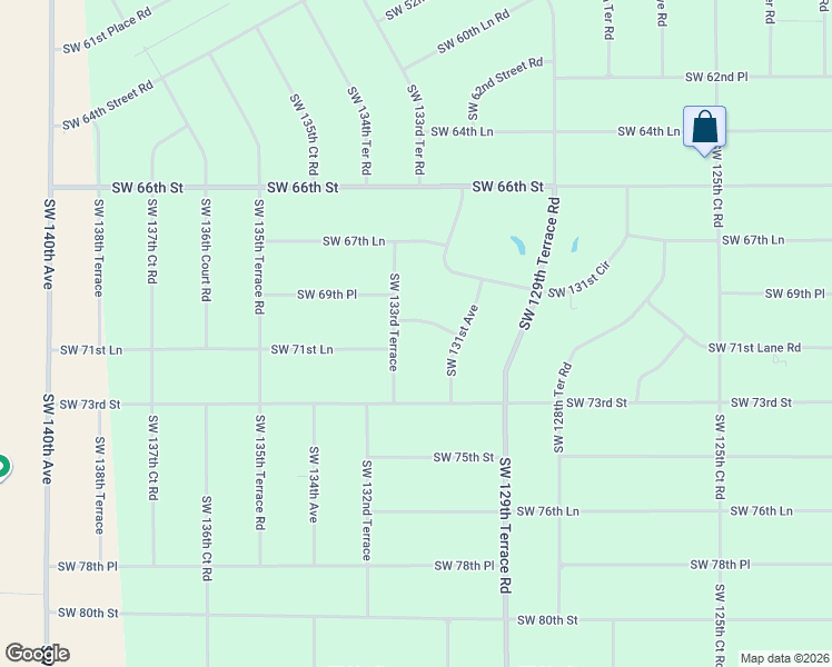 map of restaurants, bars, coffee shops, grocery stores, and more near 13194 Southwest 70th Lane in Ocala