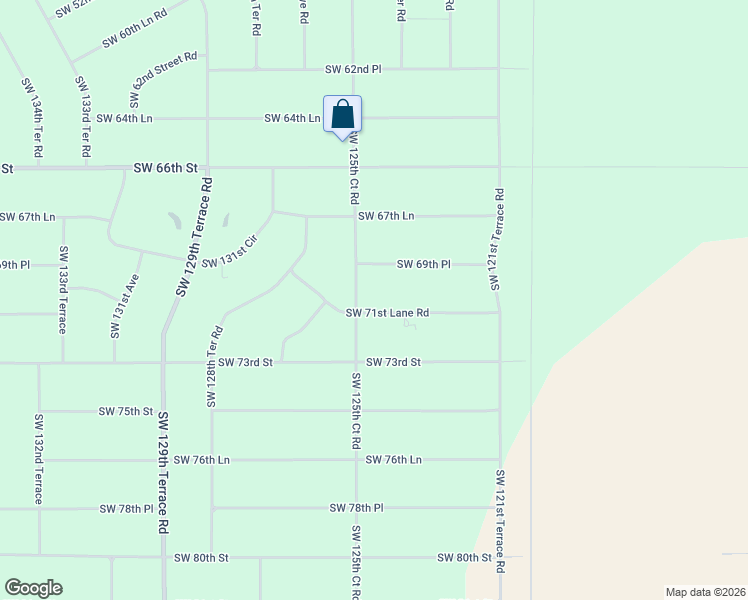 map of restaurants, bars, coffee shops, grocery stores, and more near 7096 Southwest 125th Court Road in Ocala
