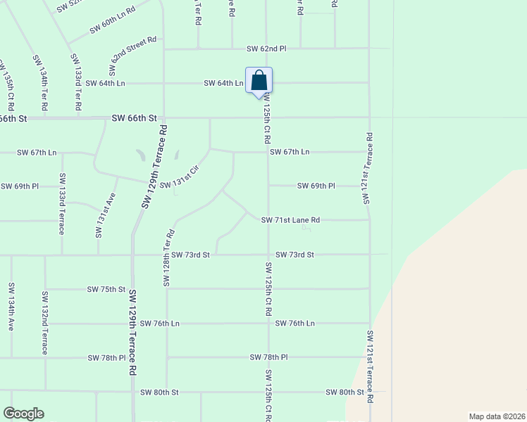 map of restaurants, bars, coffee shops, grocery stores, and more near 7096 Southwest 125th Court Road in Ocala