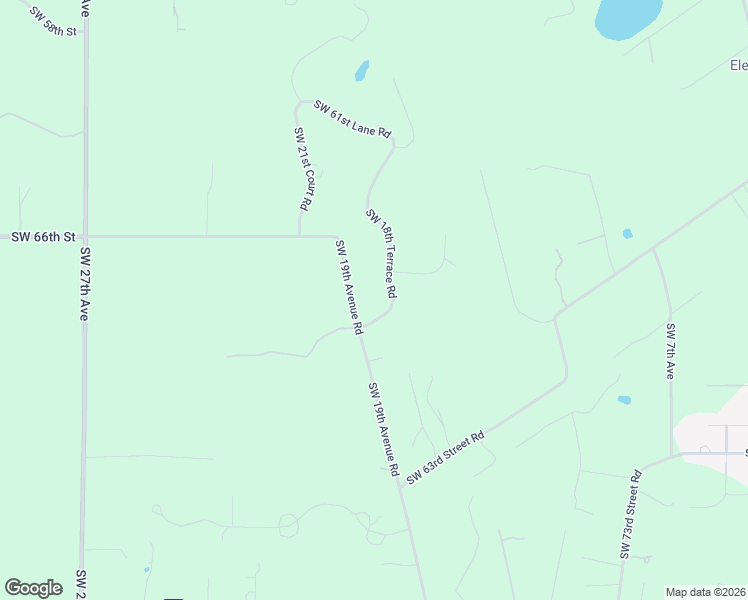 map of restaurants, bars, coffee shops, grocery stores, and more near 6800 Southwest 18th Terrace Road in Ocala