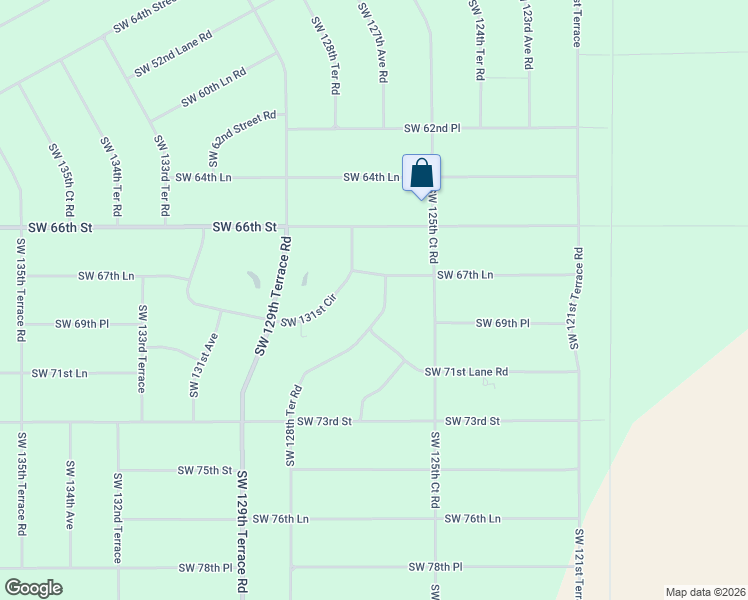 map of restaurants, bars, coffee shops, grocery stores, and more near 12589 Southwest 71st Lane Road in Ocala