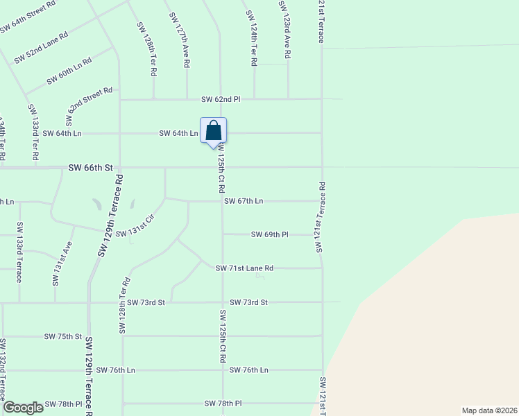 map of restaurants, bars, coffee shops, grocery stores, and more near 12322 Southwest 67th Lane in Ocala