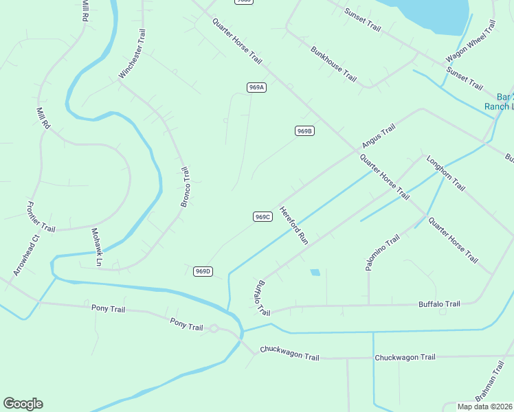 map of restaurants, bars, coffee shops, grocery stores, and more near 1044 Angus Trail in Angleton