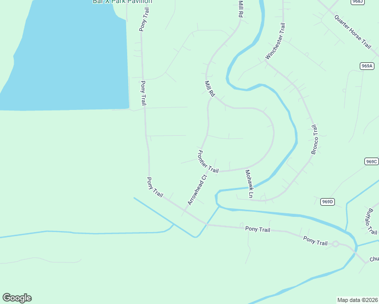 map of restaurants, bars, coffee shops, grocery stores, and more near 1238 Frontier Trail in Angleton