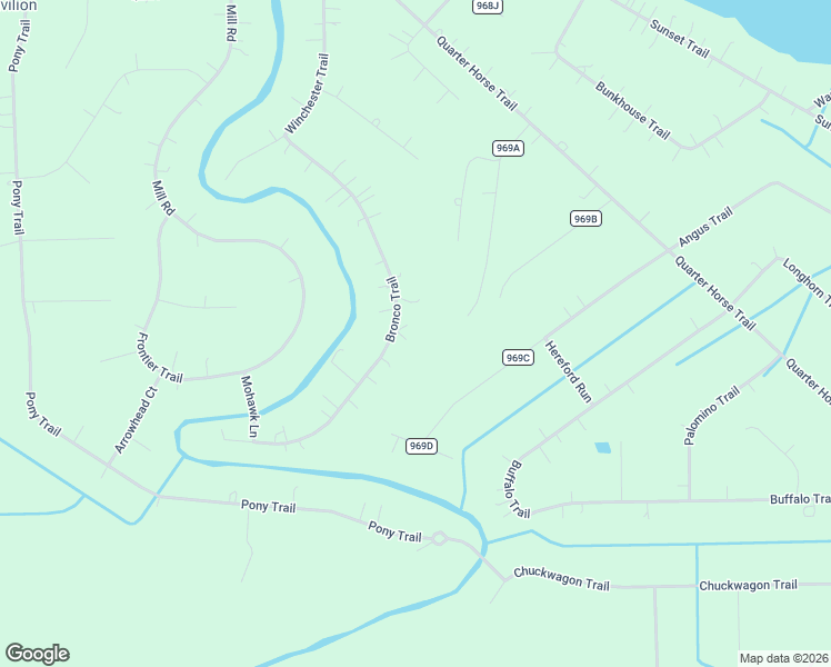 map of restaurants, bars, coffee shops, grocery stores, and more near 1243 Bronco Trail in Angleton