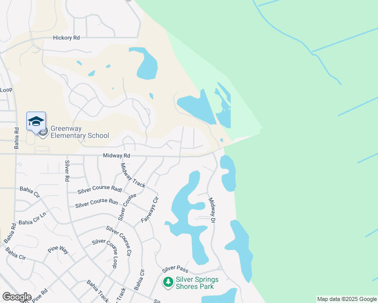 map of restaurants, bars, coffee shops, grocery stores, and more near 14 Sunrise Drive in Ocala