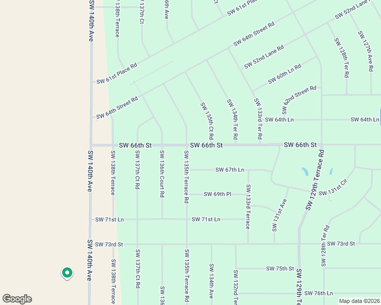 map of restaurants, bars, coffee shops, grocery stores, and more near 13590 Southwest 66th Street in Ocala