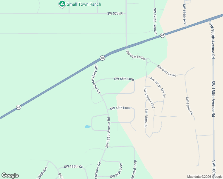 map of restaurants, bars, coffee shops, grocery stores, and more near 18314 Southwest 65th Loop in Dunnellon