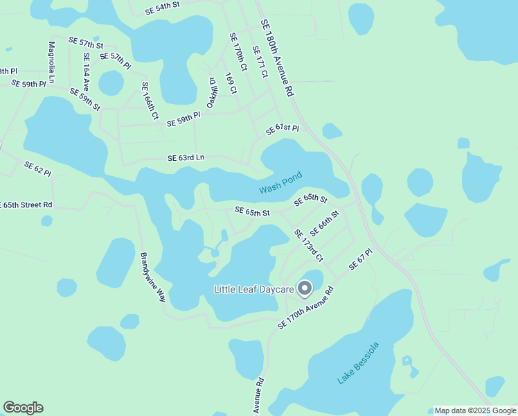 map of restaurants, bars, coffee shops, grocery stores, and more near 16997 Southeast 65th Street in Ocklawaha