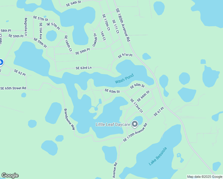 map of restaurants, bars, coffee shops, grocery stores, and more near 16997 Southeast 65th Street in Ocklawaha