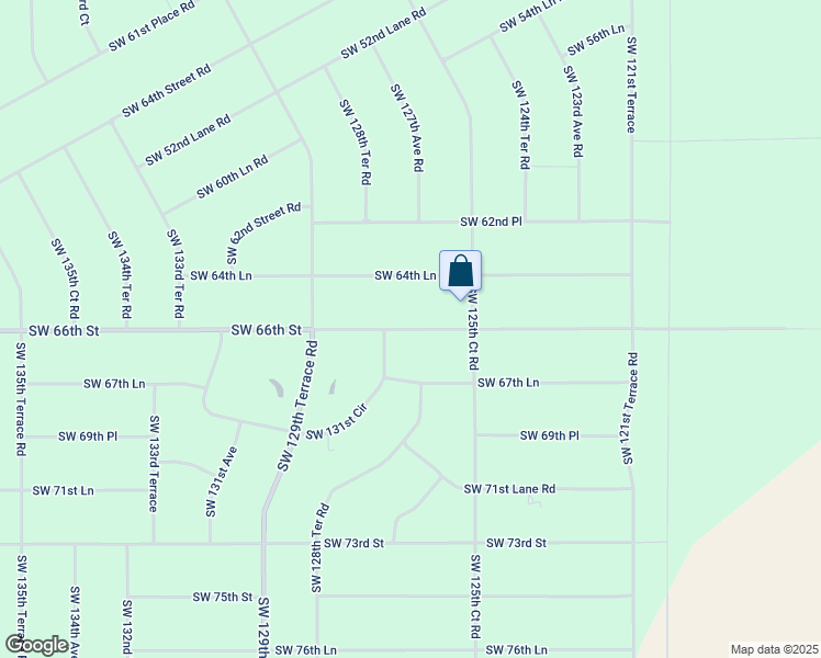 map of restaurants, bars, coffee shops, grocery stores, and more near Southwest 66th Street in Ocala