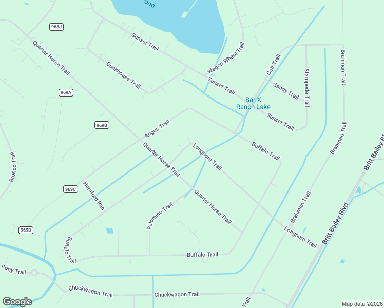 map of restaurants, bars, coffee shops, grocery stores, and more near 707 Longhorn Trail in Angleton