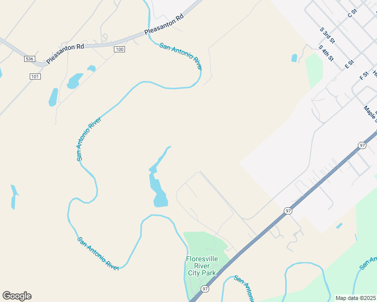 map of restaurants, bars, coffee shops, grocery stores, and more near 1120 D Street in Floresville