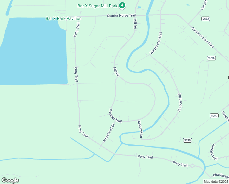 map of restaurants, bars, coffee shops, grocery stores, and more near 1132 Frontier Trail in Angleton
