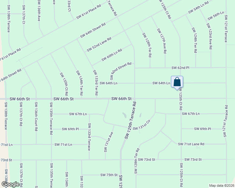 map of restaurants, bars, coffee shops, grocery stores, and more near 13011 Southwest 66th Street in Ocala