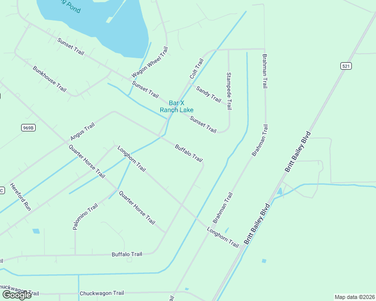 map of restaurants, bars, coffee shops, grocery stores, and more near 466 Angus Trail in Angleton