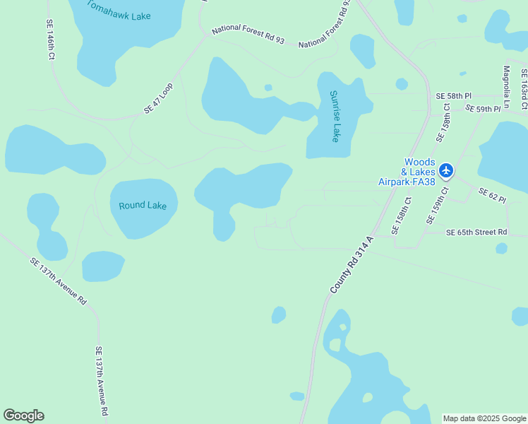 map of restaurants, bars, coffee shops, grocery stores, and more near 15415 Southeast 64th Place in Ocklawaha