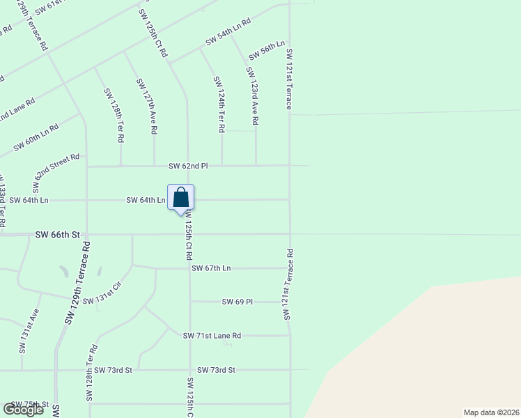map of restaurants, bars, coffee shops, grocery stores, and more near 12220 Southwest 64th Lane in Ocala