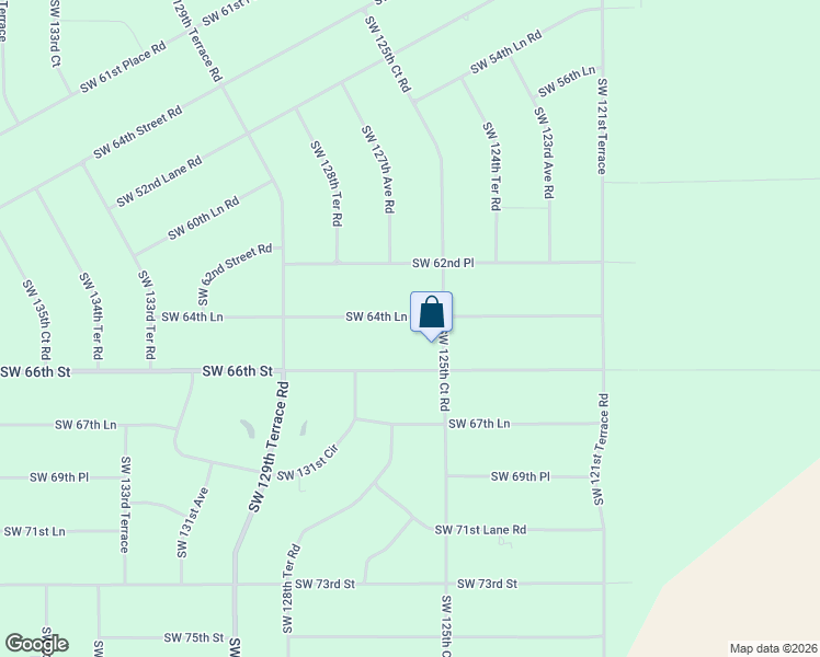map of restaurants, bars, coffee shops, grocery stores, and more near 12495 Southwest 66th Street in Ocala
