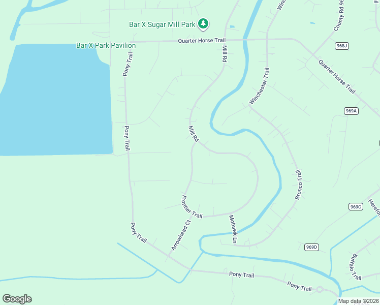 map of restaurants, bars, coffee shops, grocery stores, and more near 1132 Frontier Trail in Angleton