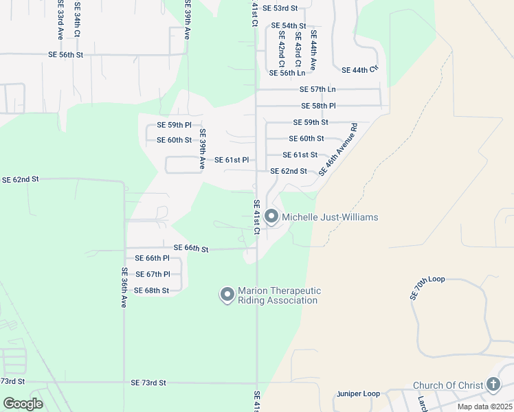 map of restaurants, bars, coffee shops, grocery stores, and more near 6331 Southeast 41st Court in Ocala