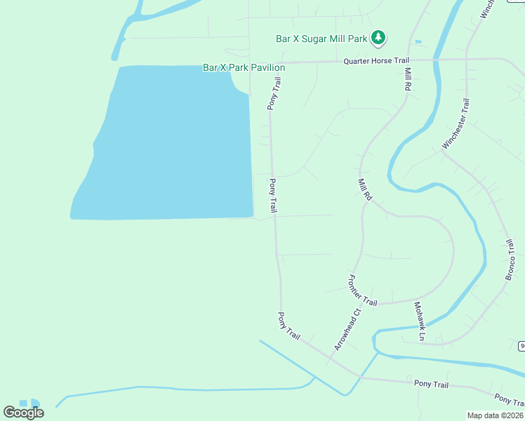 map of restaurants, bars, coffee shops, grocery stores, and more near 292 Pony Trail in Angleton